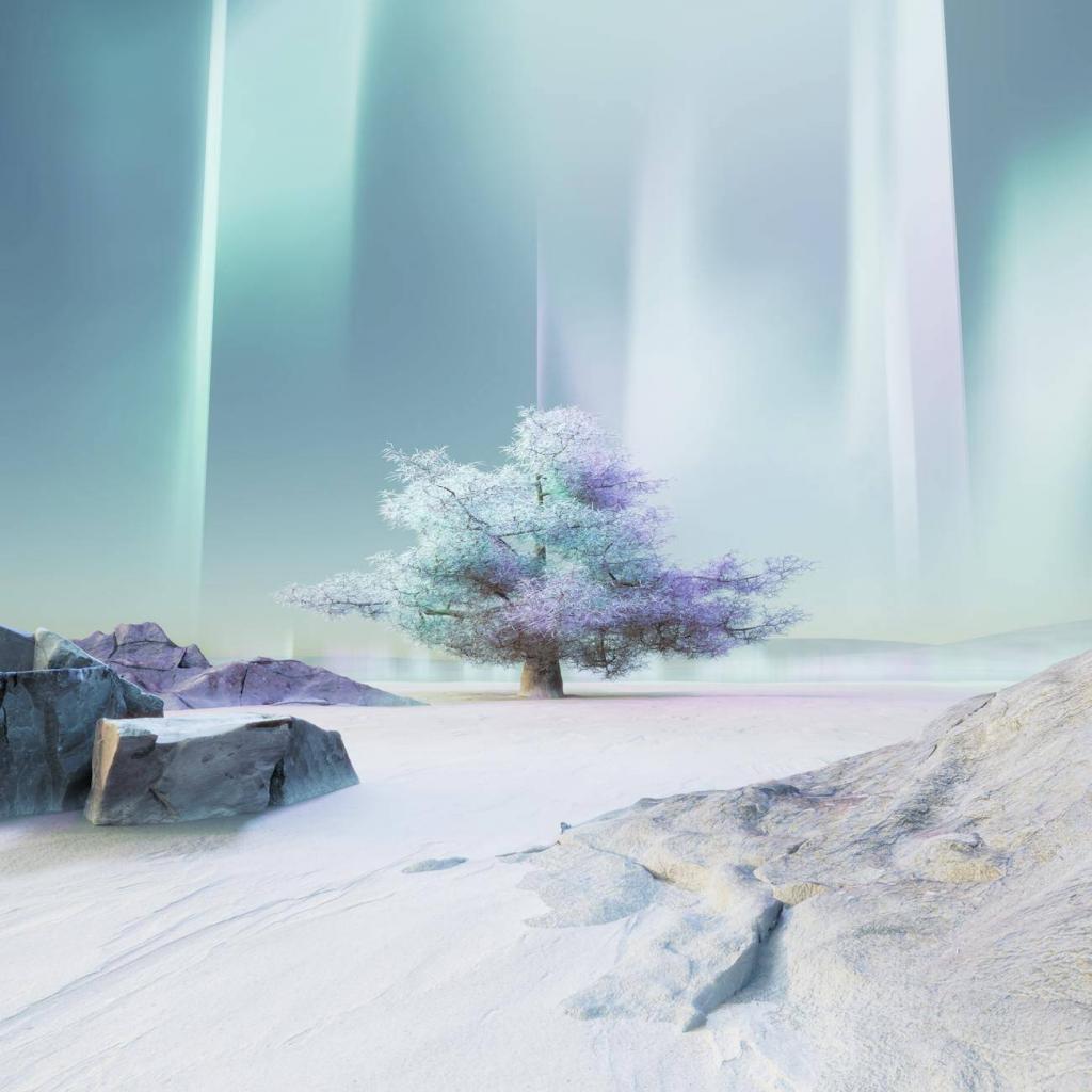 an artist s illustration of artificial intelligence ai this image depicts the process used by text to image diffusion models it was created by linus zoll as part of the visualising ai