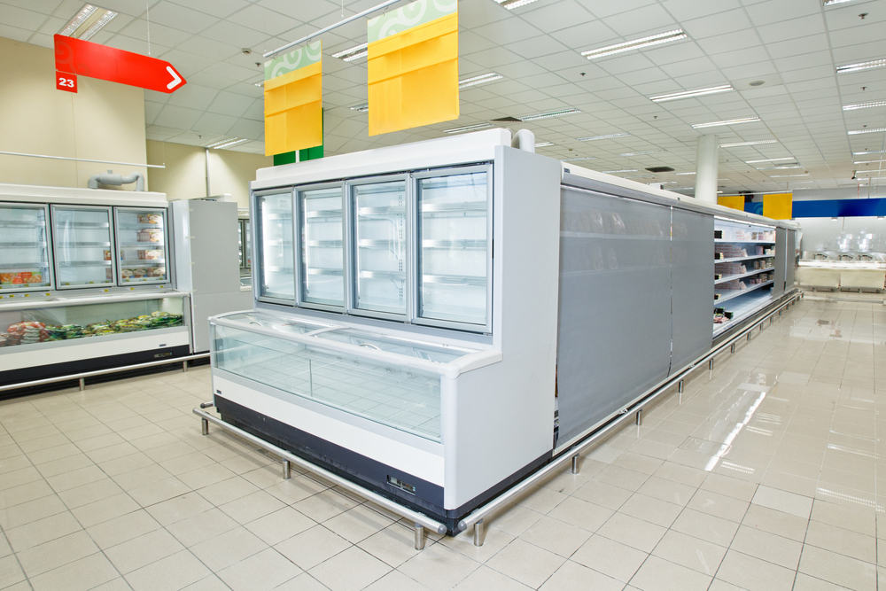 commercial retail fridge
