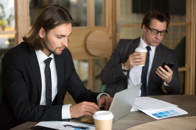two men in business suits