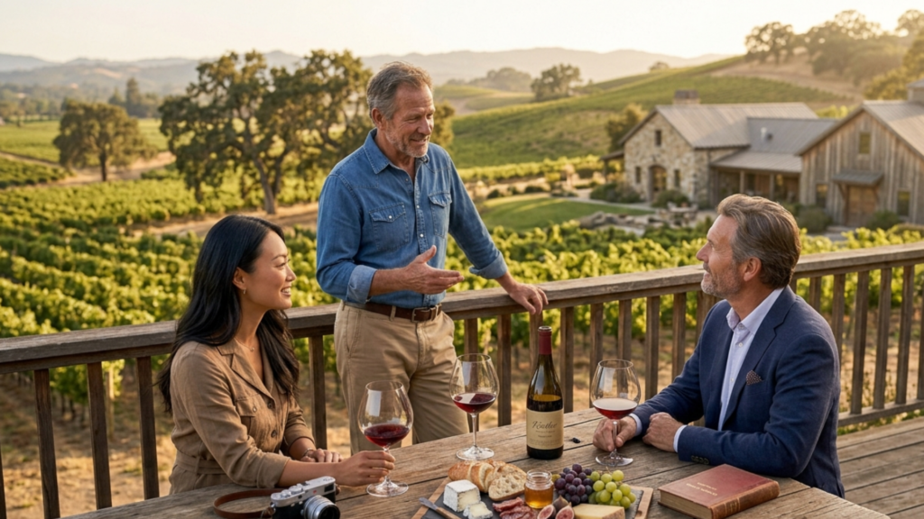 wine vineyard in California
