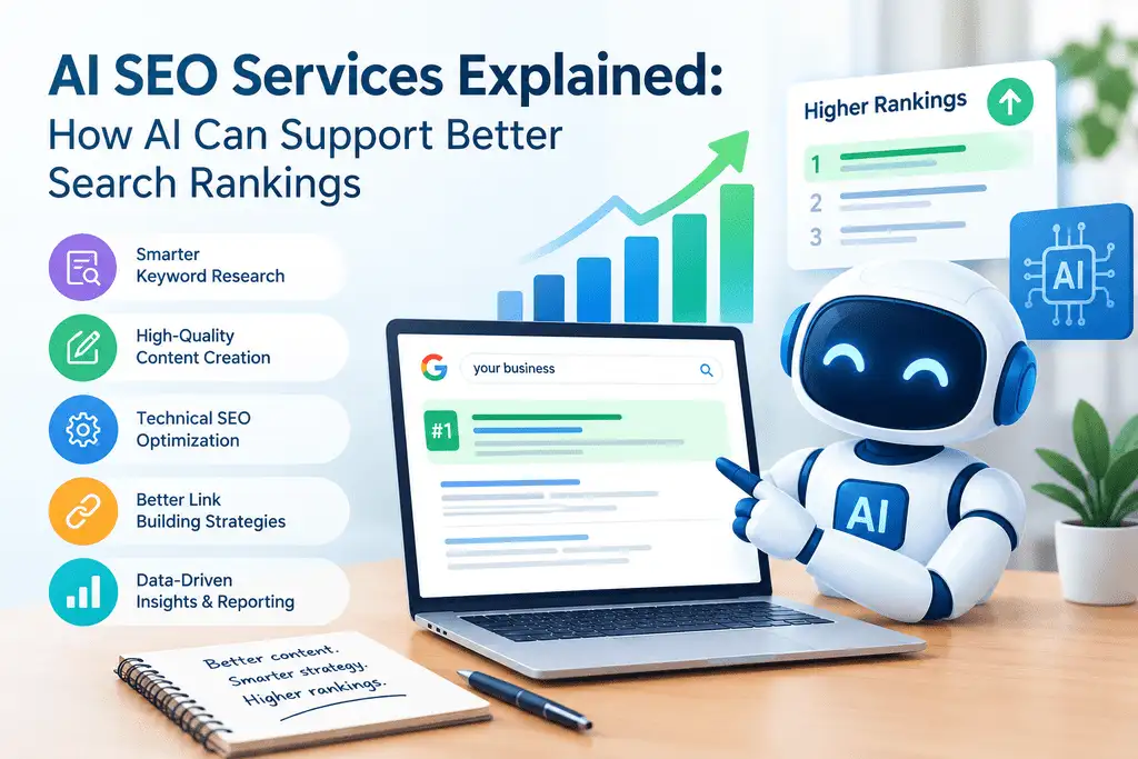 AI SEO Services Explained: How AI Can Support Better Search Rankings